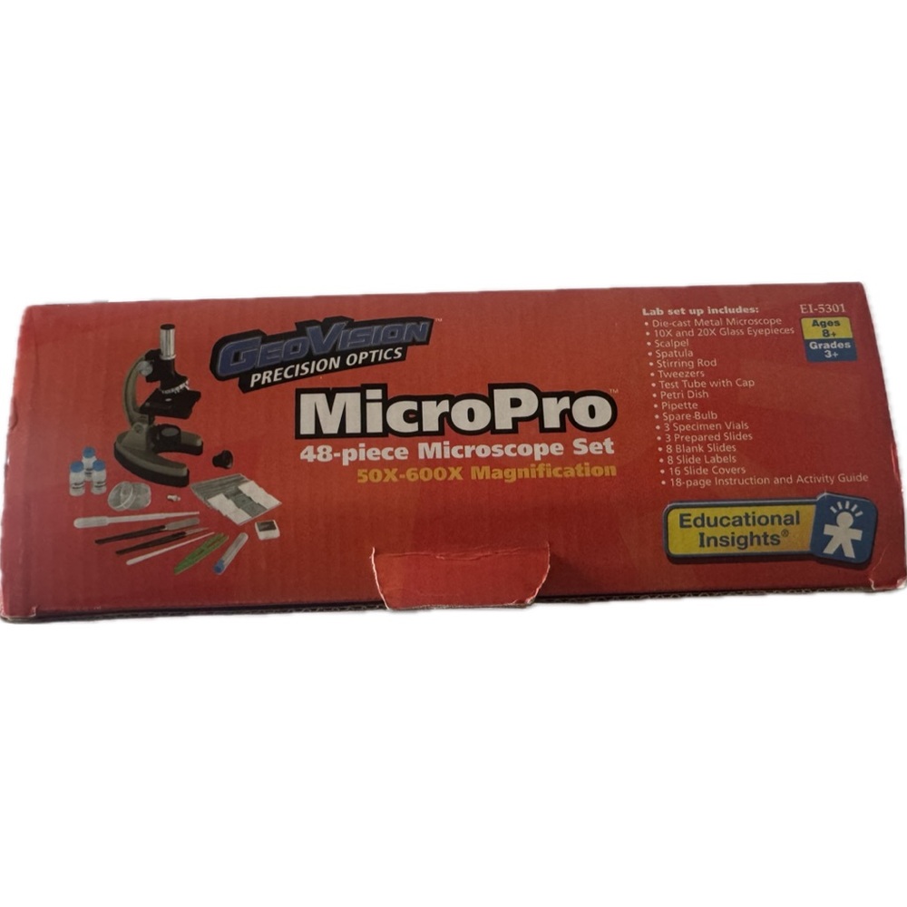 NWOT MicroPro 48-piece Microscope Set - Picture 6 of 12